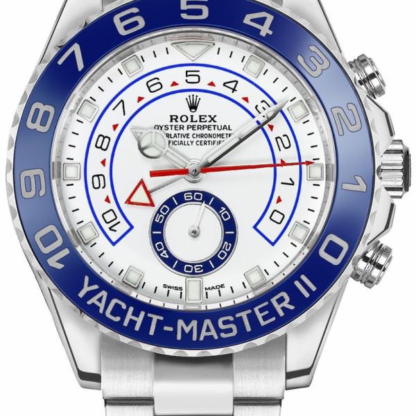 Rolex Yacht-Master II  Oystersteel White Dial Men's  Watch 116680-0002