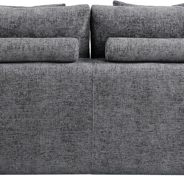 Acme Chloris Sectional Sofa in Gray