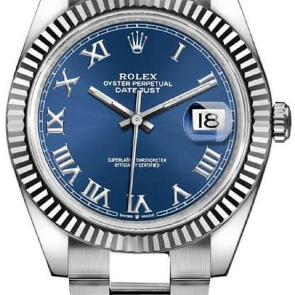 Rolex Datejust 41 Fluted Bezel Oystersteel Men's Watch 126334-0025