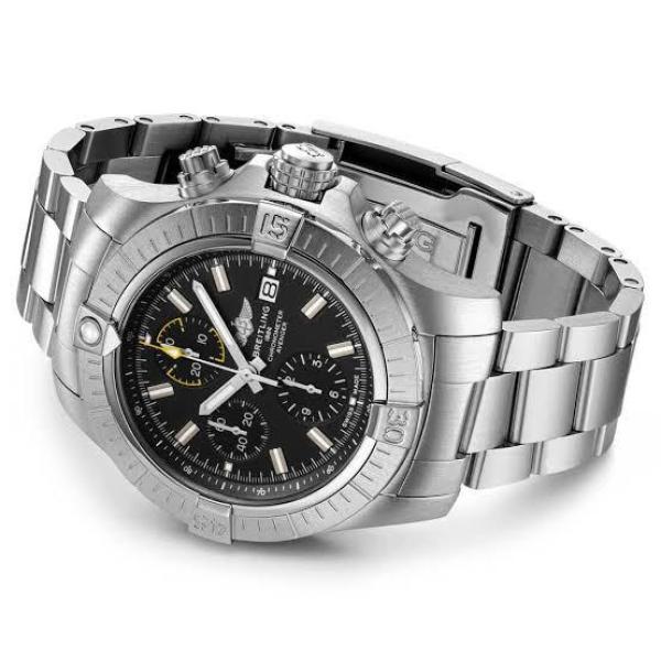 Breitling Avenger Chronograph GMT 45 Black Dial Men's Watch A24315101B1A1