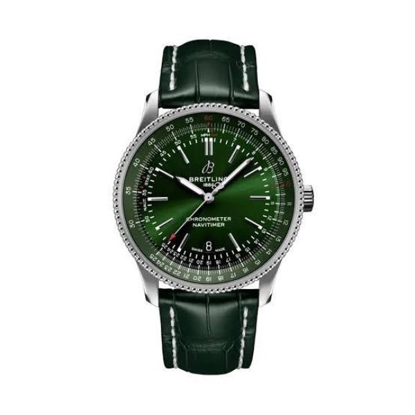 Breitling Navitimer Automatic 35 Green Women's Watch A17395361L1P2